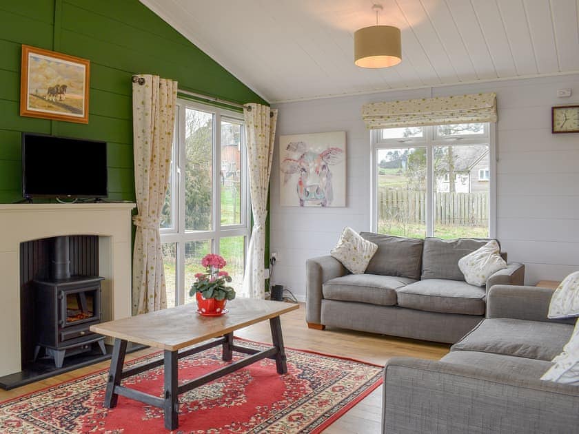 Living area | Buckland Lodge - Whitey Top Lodges, Pentridge