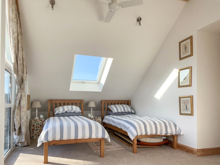 Twin bedroom | The Old School House, Applecross