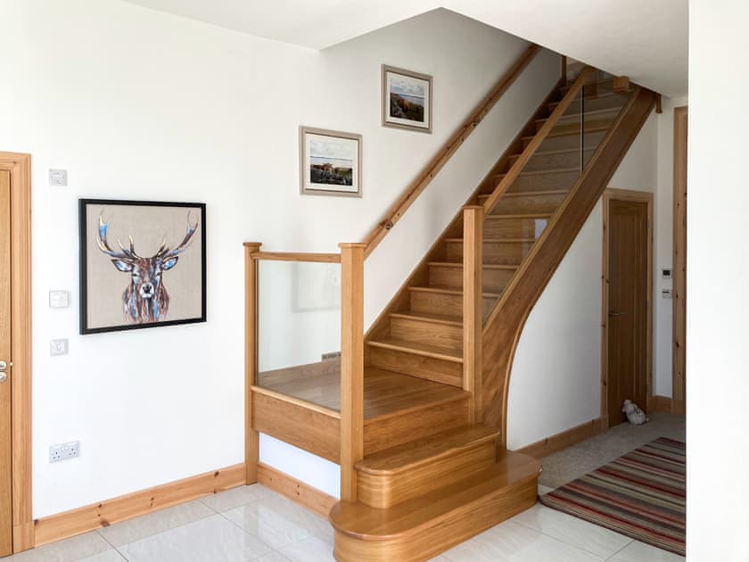 Entrance hallway and stairs | The Old School House, Applecross