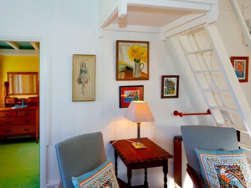 Living room | Yellow - Coastal Path Cottages, Trefor