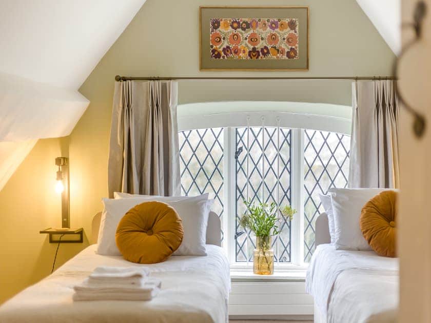 Twin bedroom | Comus - Ludlow Castle, Ludlow