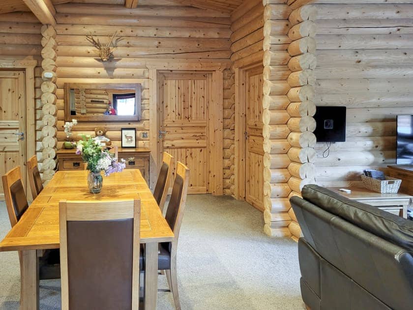 Dining Area | Tyne Log Cabin - Felmoor Park, Felton, near Morpeth