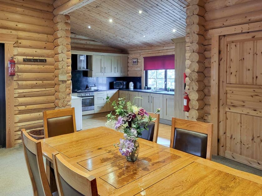 Dining Area | Tyne Log Cabin - Felmoor Park, Felton, near Morpeth