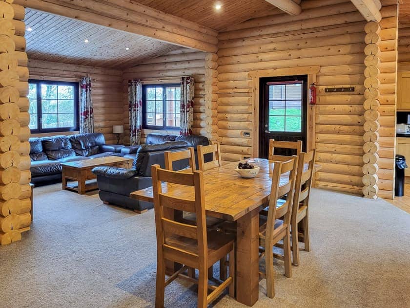 Dining Area | Tweed Log Cabin - Felmoor Park, Felton, near Morpeth