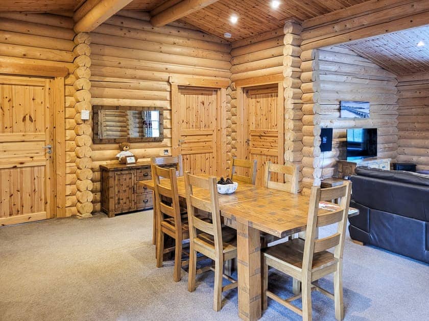Dining Area | Tweed Log Cabin - Felmoor Park, Felton, near Morpeth
