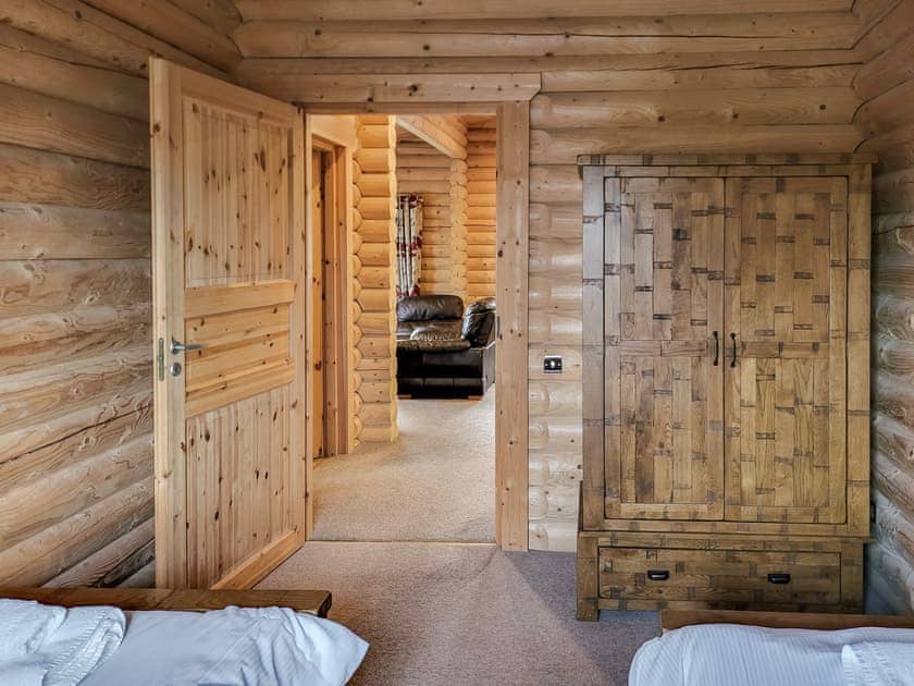 Twin bedroom | Tweed Log Cabin - Felmoor Park, Felton, near Morpeth