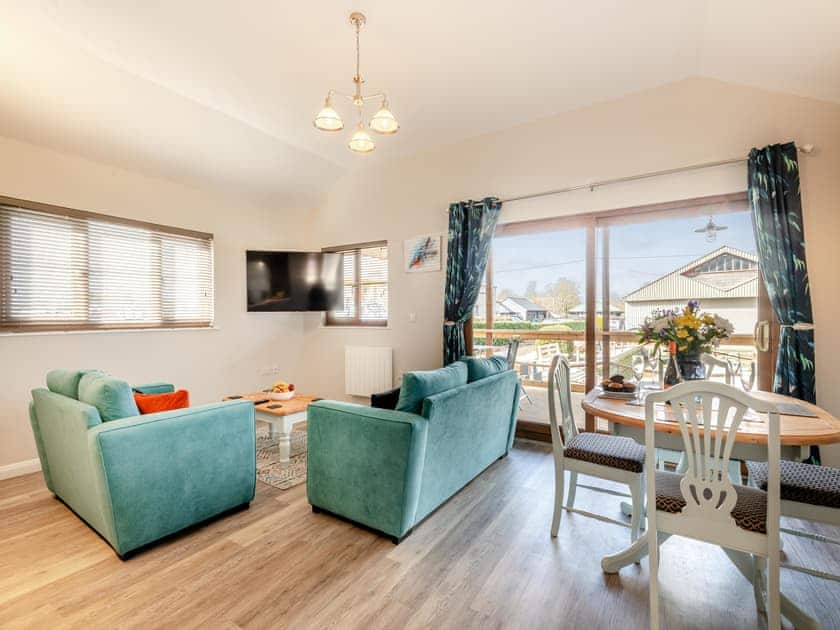 Open plan living space | River Bay - Norfolk Holiday Lodges, Brundall