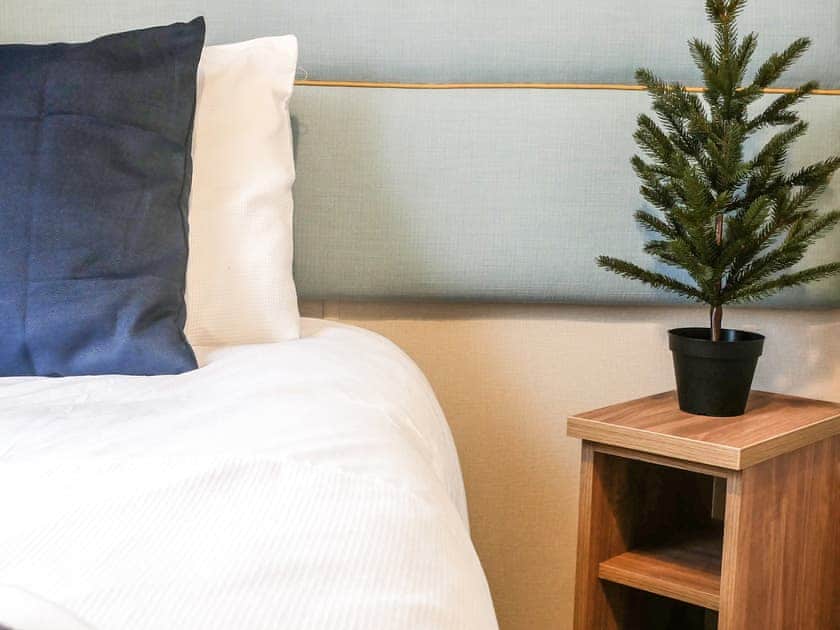 Twin bedroom | Marlow Lodge - Daisy Bank Touring Caravan Park, Montgomery