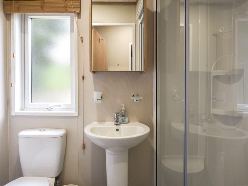 Shower room | Marlow Lodge - Daisy Bank Touring Caravan Park, Montgomery