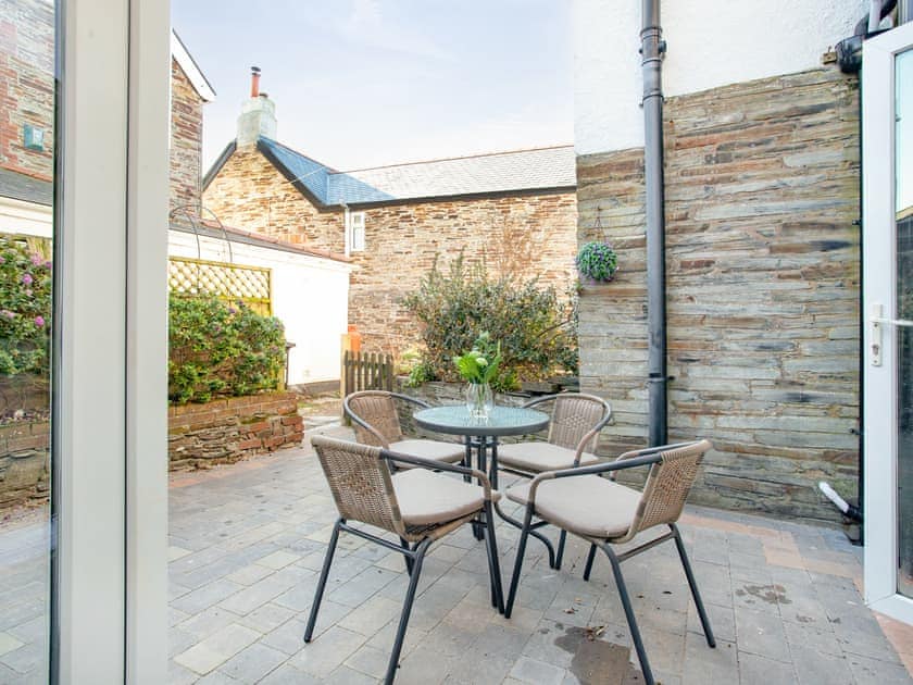 Patio | Mews Cottage, Tintagel
