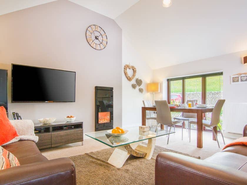Living area | Coomb View Barn - Sandbeds Holiday Cottages, Grayrigg, near Kendal