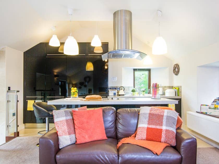 Open plan living space | Coomb View Barn - Sandbeds Holiday Cottages, Grayrigg, near Kendal