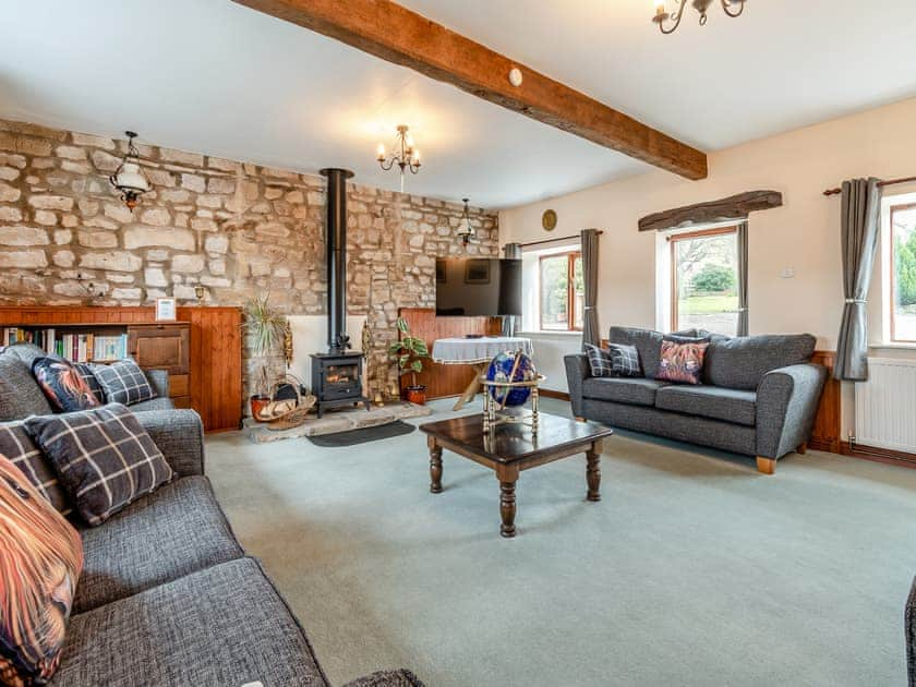 Living room | The Haybarn - Hill Farm Holiday Cottages, Rosedale East, near Pickering