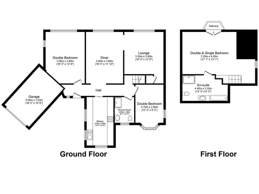 Floor plan | Mole Cottage, Luccombe, near Shanklin