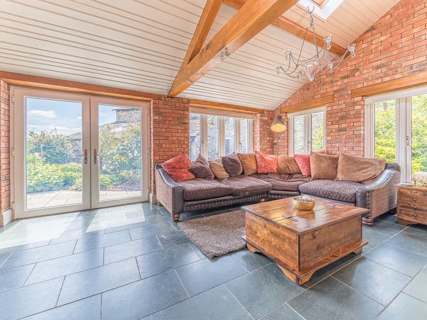 Living area | Sandbeds Farmhouse - Sandbeds Holiday Cottages, Grayrigg, near Kendal