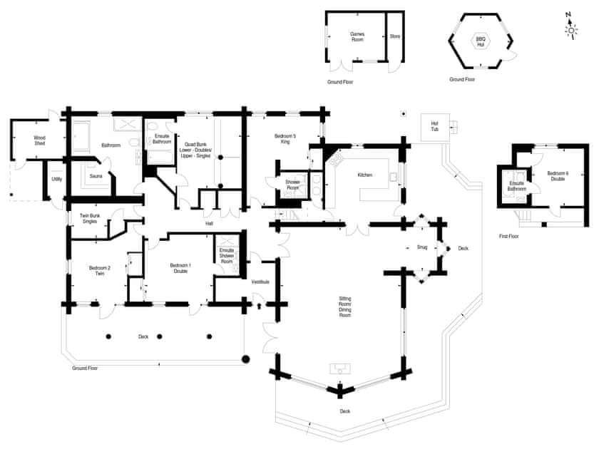 Floor plan | Mountain Bear Lodge, Nethy Bridge, near Aviemore