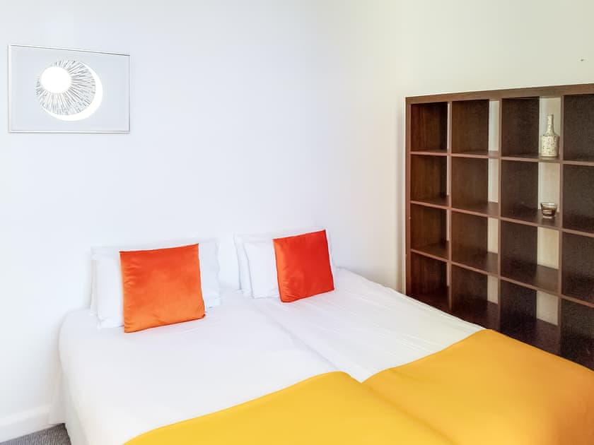 Twin bedroom | Colzium Farmhouse, Kirknewton, near Edinburgh