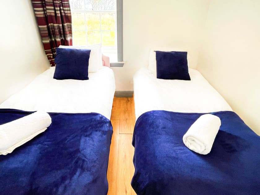 Twin bedroom | Colzium Farmhouse, Kirknewton, near Edinburgh