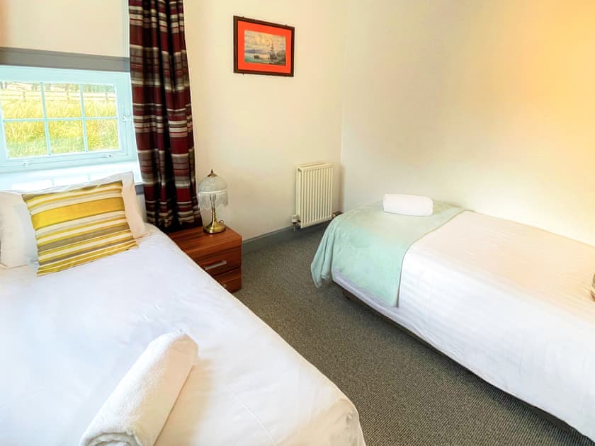 Twin bedroom | Colzium Farmhouse, Kirknewton, near Edinburgh