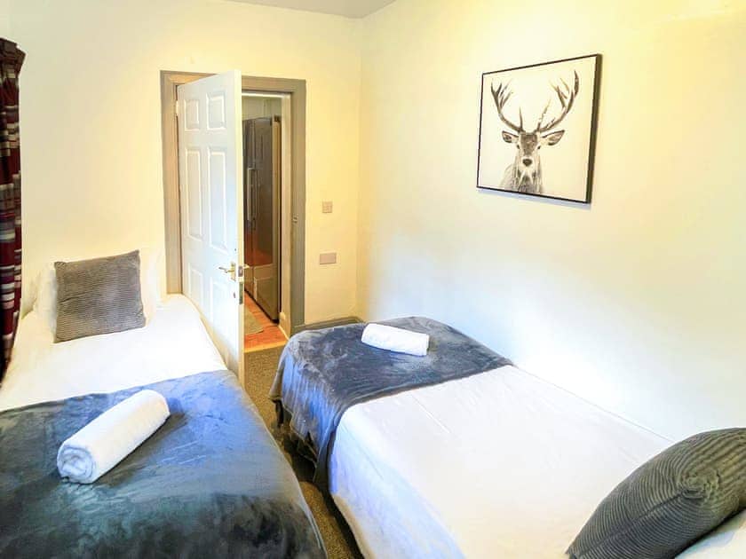 Twin bedroom | Colzium Farmhouse, Kirknewton, near Edinburgh