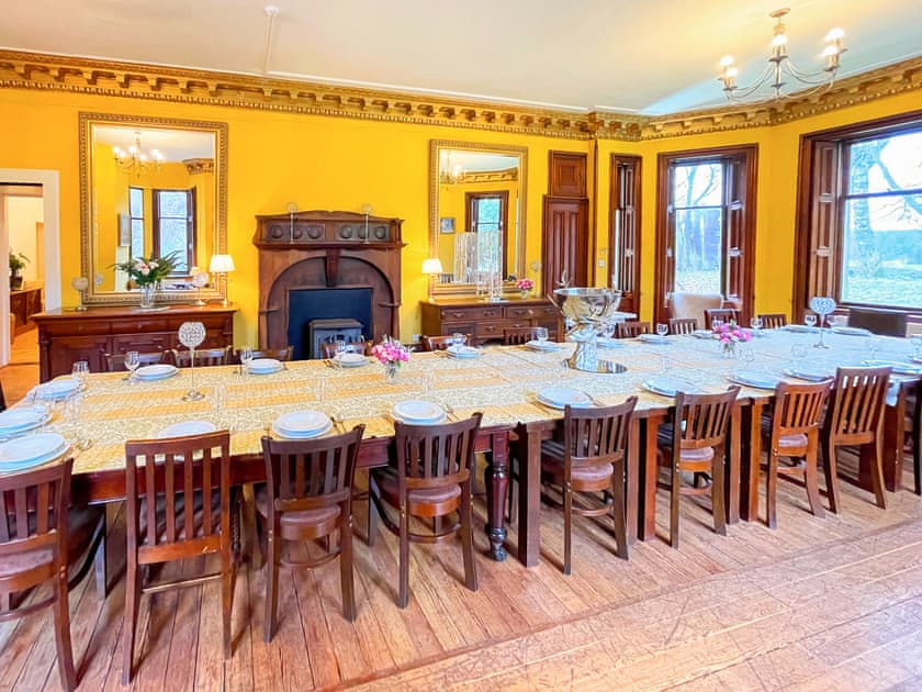 Dining room | Harvieston Hall, Gorebridge, near Edinburgh