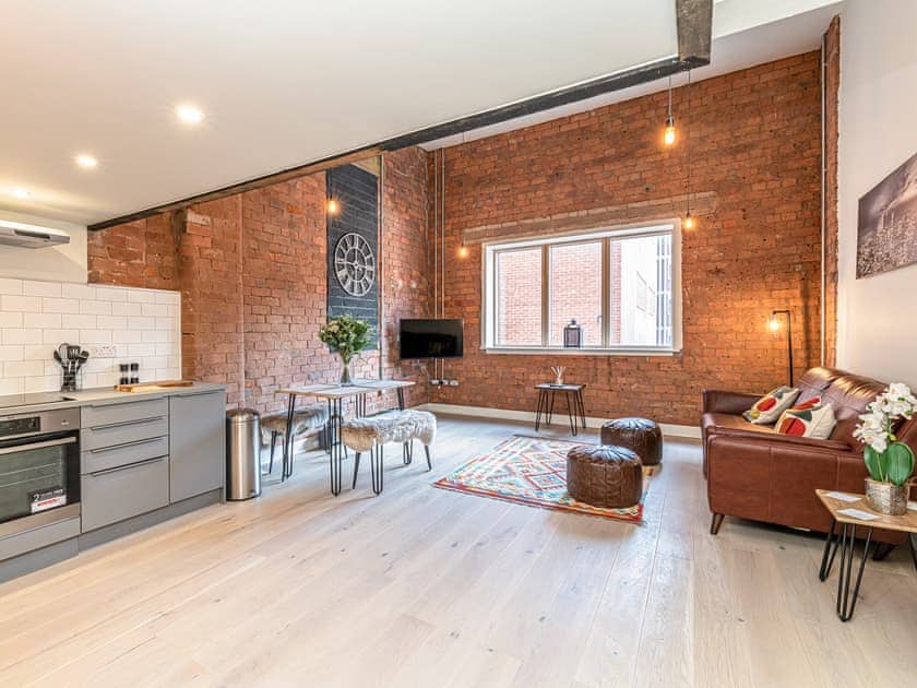 Open plan living space | Apartment 3 - Carriage Works, Preston