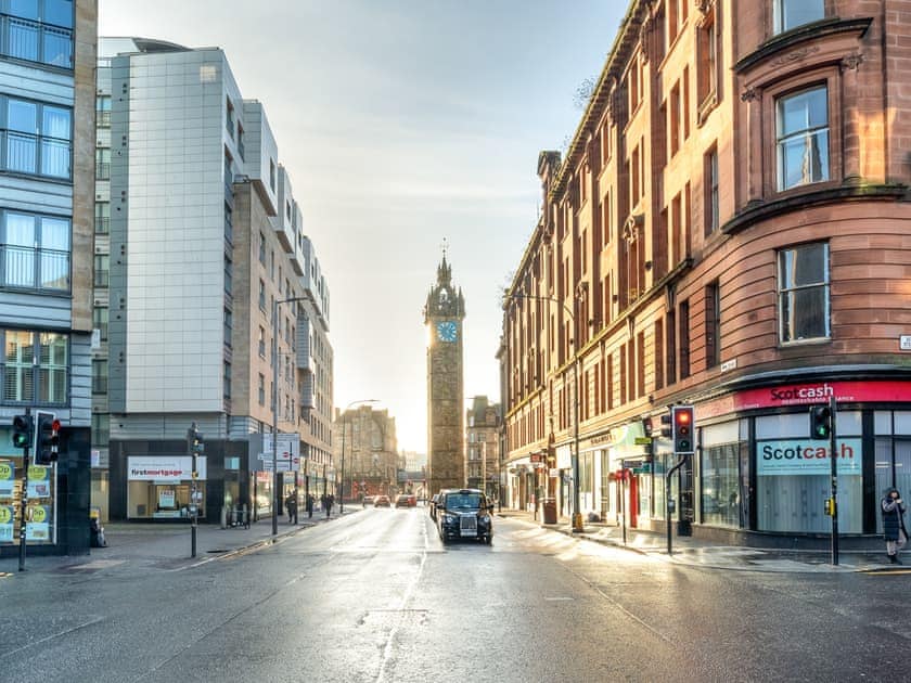 Clock tower - Surrounding area | Albion Gate Five - Albion Gate Apartments, Glasgow