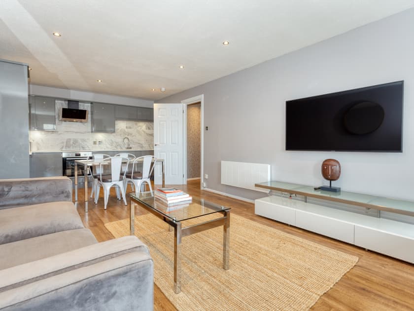 Open plan living space | Bell Apartment, Glasgow