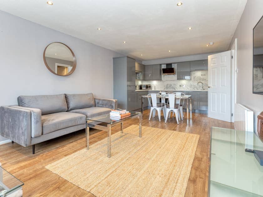 Open plan living space | Bell Apartment, Glasgow