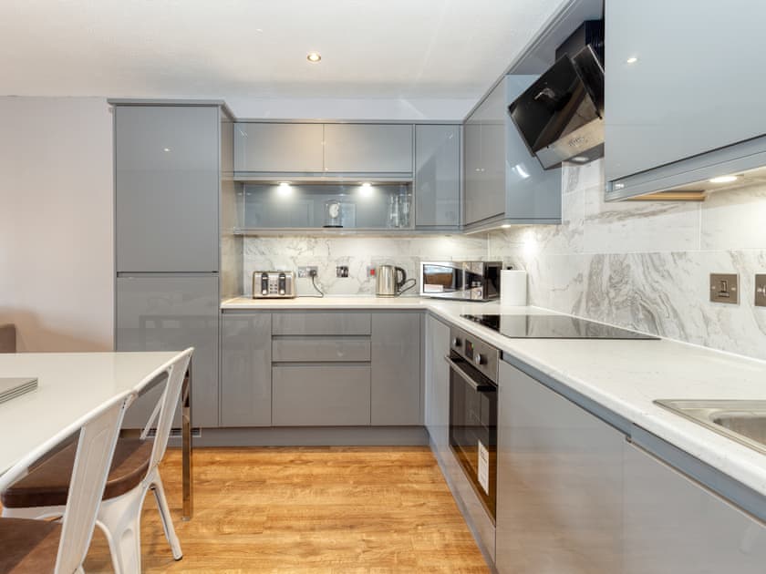 Kitchen area | Bell Apartment, Glasgow