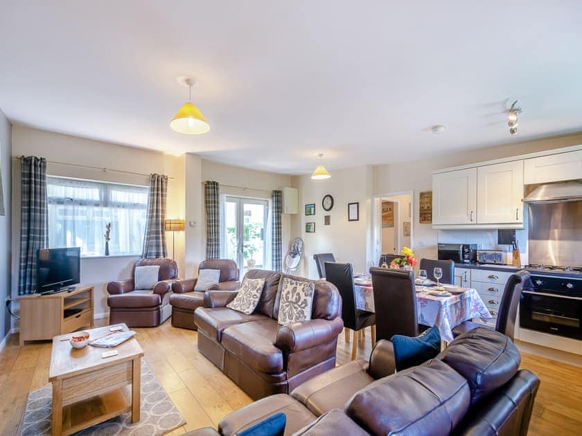 Open plan living space | Cowslip Cottage - Clapham Holme Farm Cottages, Great Hatfield, near Hornsea