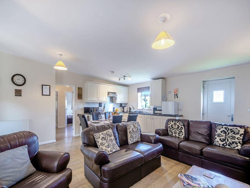 Open plan living space | Cowslip Cottage - Clapham Holme Farm Cottages, Great Hatfield, near Hornsea