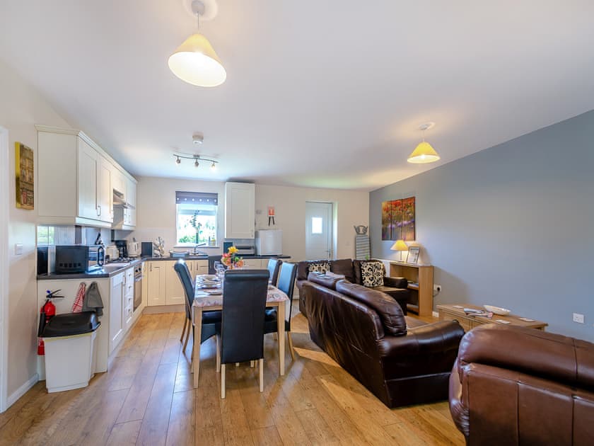 Open plan living space | Cowslip Cottage - Clapham Holme Farm Cottages, Great Hatfield, near Hornsea