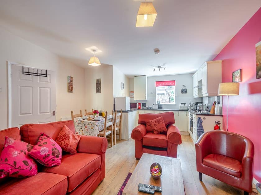 Open plan living space | Daffodil - Clapham Holme Farm Cottages, Great Hatfield, near Hornsea