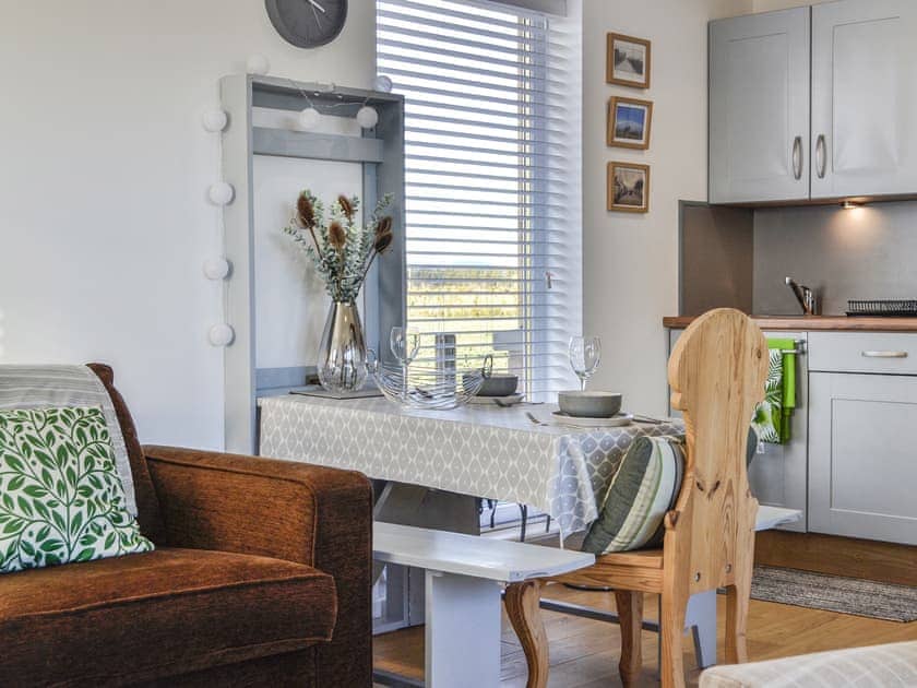 Dining Area | Orchard Chalet, Luthermuir, near Laurencekirk