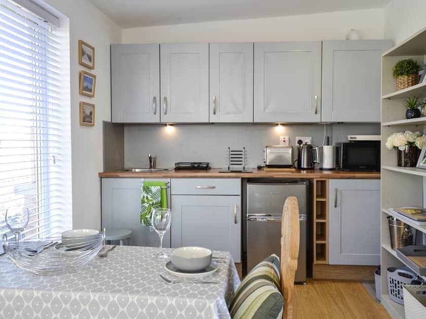 Kitchen area | Orchard Chalet, Luthermuir, near Laurencekirk