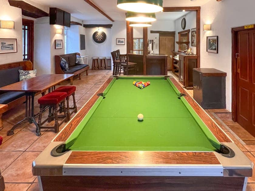Games area and bar | Y Gwesty Bach Cottages- Y Gwesty Bach - Y Gwesty Bach Cottages, Castle Morris, near Fishguard