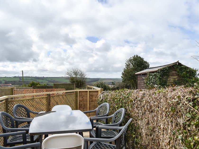 Outdoor eating area | Squirrels Nest, Littleham, near Bideford