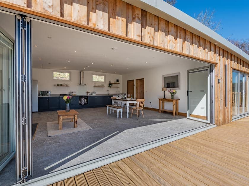 Outdoor area | Larchwood Lodge - Acre Luxury Lodges, Stanner, near Kington