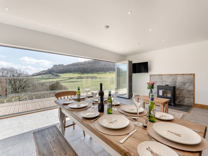 Dining Area | Larchwood Lodge - Acre Luxury Lodges, Stanner, near Kington