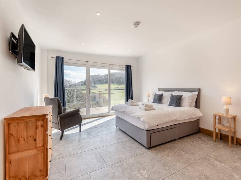 Double bedroom | Larchwood Lodge - Acre Luxury Lodges, Stanner, near Kington