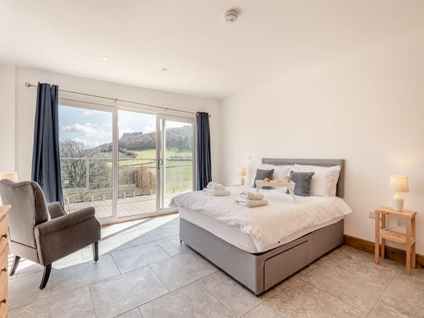 Double bedroom | Larchwood Lodge - Acre Luxury Lodges, Stanner, near Kington