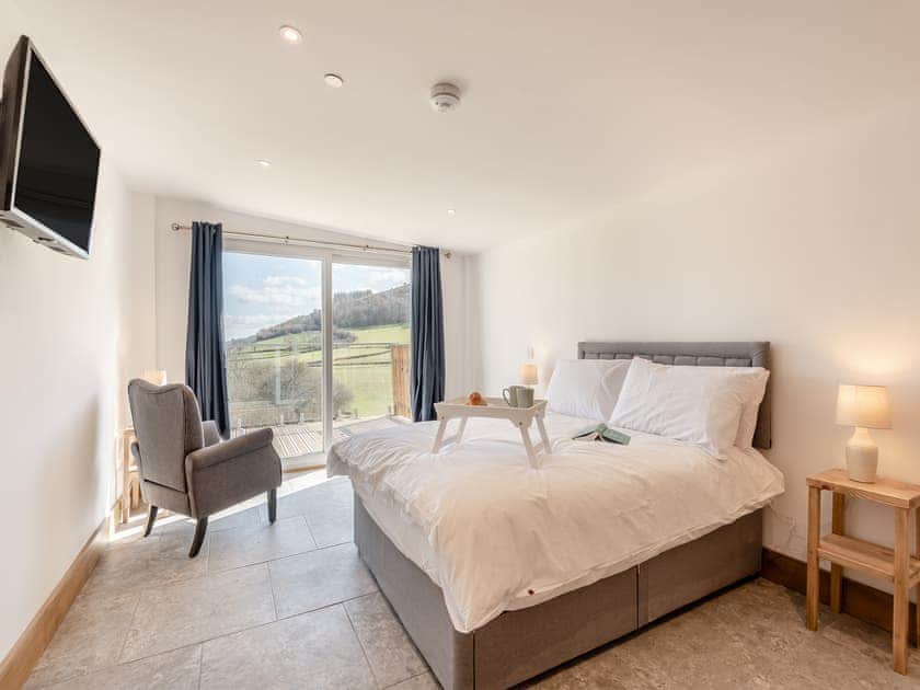 Double bedroom | Larchwood Lodge - Acre Luxury Lodges, Stanner, near Kington