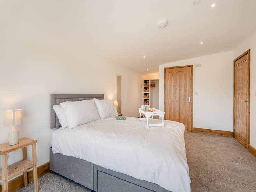 Double bedroom | Larchwood Lodge - Acre Luxury Lodges, Stanner, near Kington