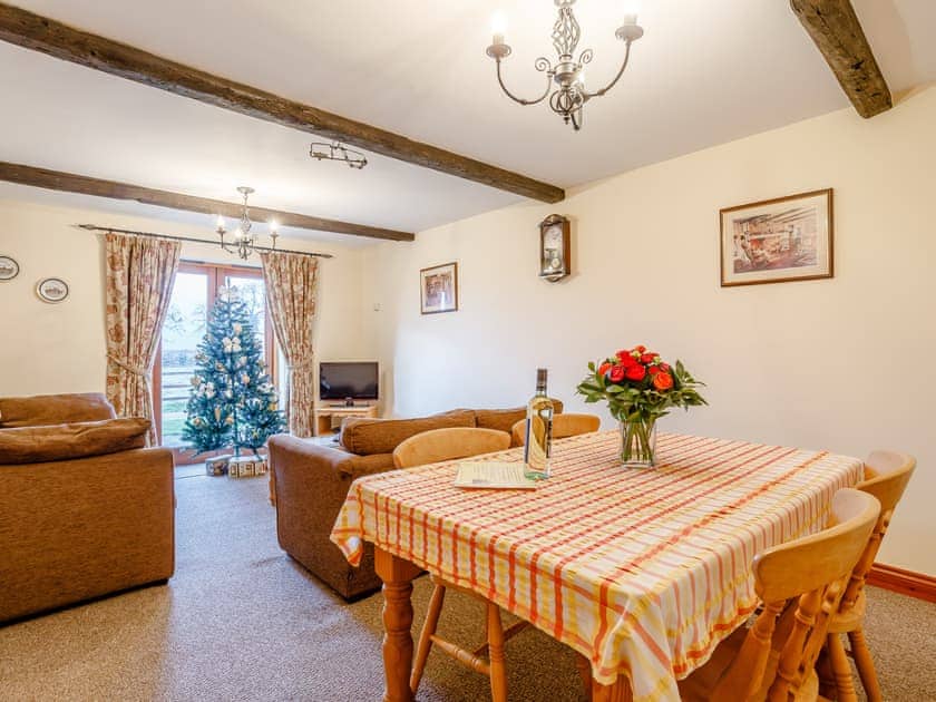 Living room/dining room | Rafters Barn - Thorpland Manor Barns, Runcton Holme