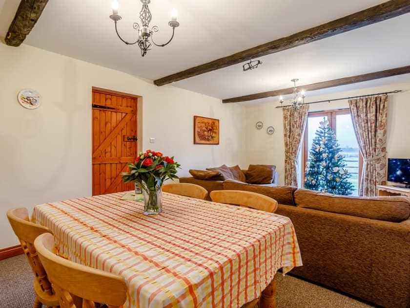 Living room/dining room | Rafters Barn - Thorpland Manor Barns, Runcton Holme