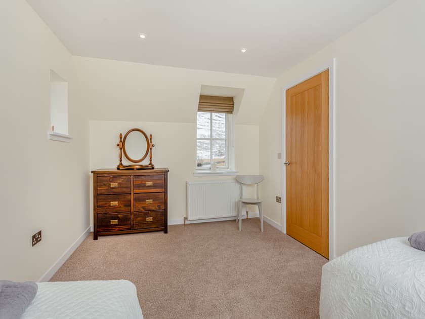 Twin bedroom | Gate Lodge - Strathconon Cottages, Strathconon, Muir of Ord