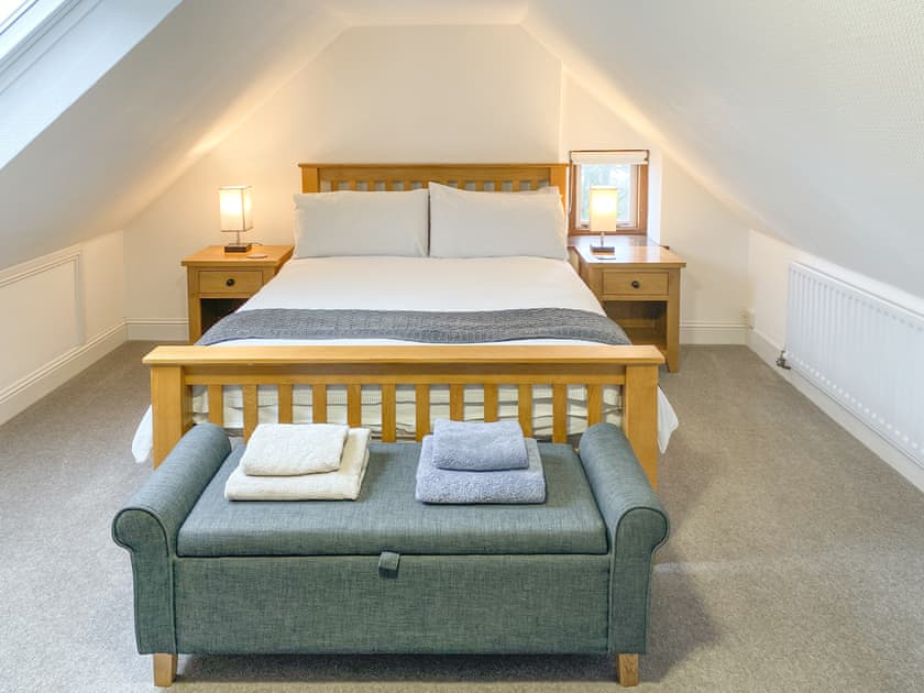 Double bedroom | Woodlea Cottage 2, Dippen, near Whiting Bay, Isle of Arran