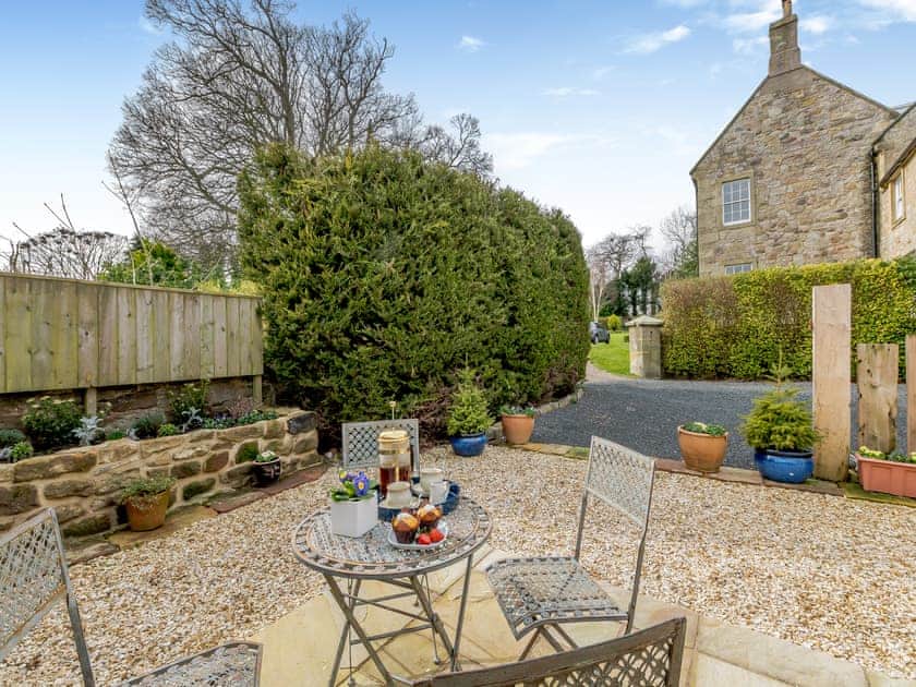 Outdoor area | The Barn - Longhoughton Hall, Longhoughton