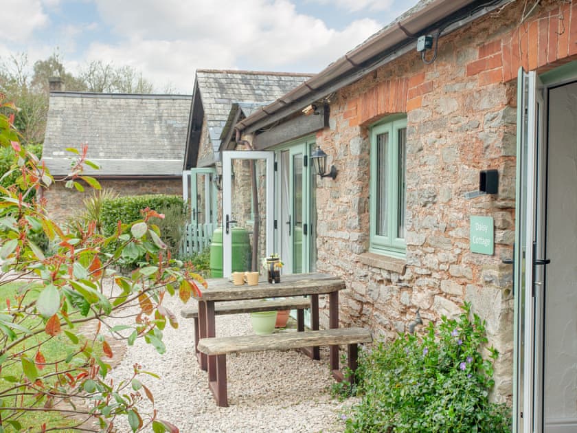 Outdoor area | Daisy Cottage - The Old Mill Cottages, Marldon, near Paignton